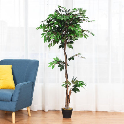 4/5.5/6FT FICUS Silk Leaf Artificial Tree - DreamadeUS
