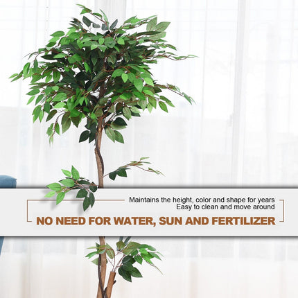 4/5.5/6FT FICUS Silk Leaf Artificial Tree - DreamadeUS