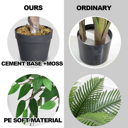 4/5.5/6FT FICUS Silk Leaf Artificial Tree - DreamadeUS