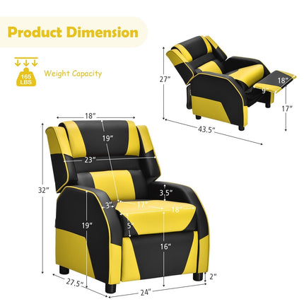 Ergonomic PU Leather Armchair - Dreamade