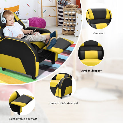 Ergonomic PU Leather Armchair - Dreamade