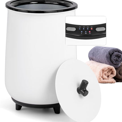 Dreamade Towel Warmer for Bathroom - 23L Large Blanket Warmer with 3 Heat Settings, Built-in Timer, Auto Shut Off
