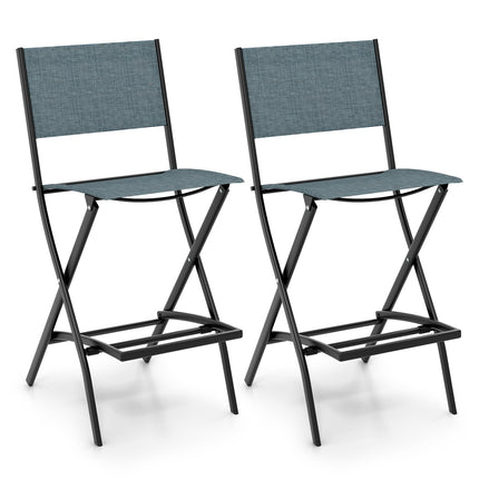 Dreamade Folding Patio Bar Chairs Set of 6