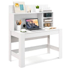 Dreamade Computer Desk with Bookshelf