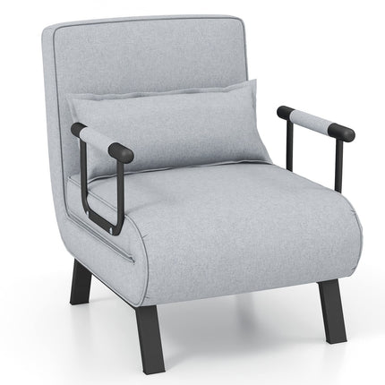 Dreamade Convertible Sofa Bed, 4-in-1 Sleeper Chair with Pillow