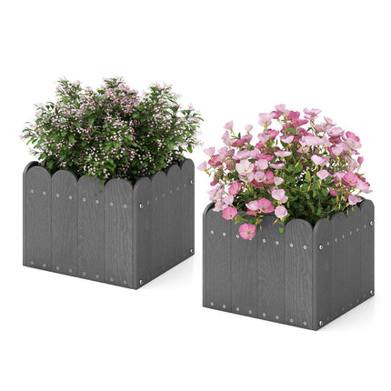 Dreamade 2 Pack Rectangular Planter Box