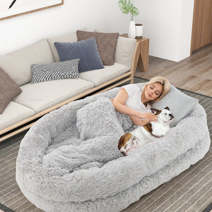 Dreamade Human Dog Bed - 71" x 45" Large Human Size Dog Bed for Adult