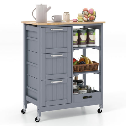 Dreamade Kitchen Island Cart on Wheels