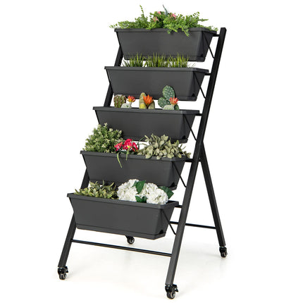 Dreamade Vertical Raised Garden Bed on Wheels