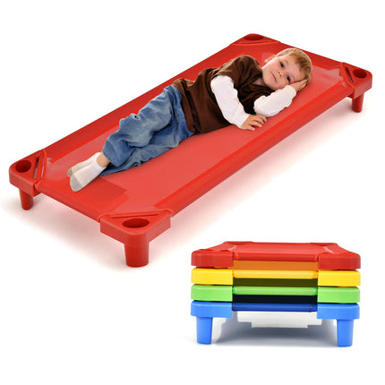 Dreamade 6 PCS/4 PCS Stackable Daycare Cot for Kids