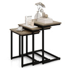 Dreamade Nesting Coffee Table Set of 3