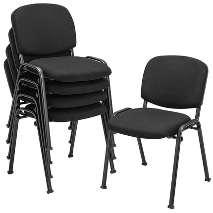 Dreamade 10-Pack Conference Chair Set - Stackable Guest Chair with Metal Frame