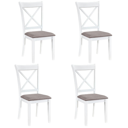 Dreamade Modern Mid Century Dining Chairs Set of 2/4