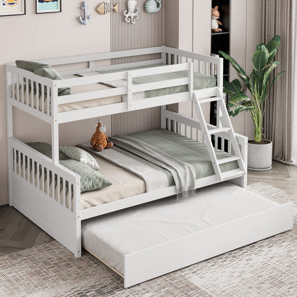 Twin Over Full Bunk Bed with Trundle - Dreamade
