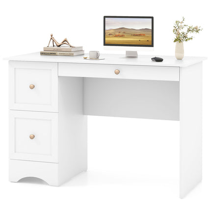 Dreamade Computer Desk with 2 Drawers