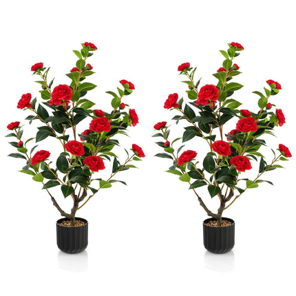 38" Artificial Camellia Tree - Dreamade