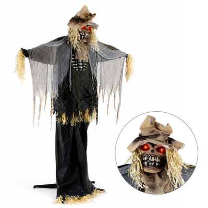 DREAMADE 7.3 FT Animated Halloween Scarecrow