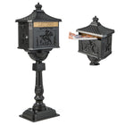Cast Aluminum Mailbox with Post - Dreamade