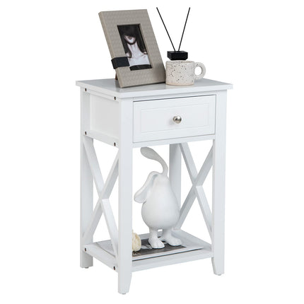 Dreamade Modern X-Design Nightstand