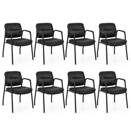 Dreamade Waiting Room Chair Set - Upholstered Reception Chairs with Mixed PU Leather