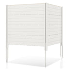48''W x 45''H / White / 2 Panels