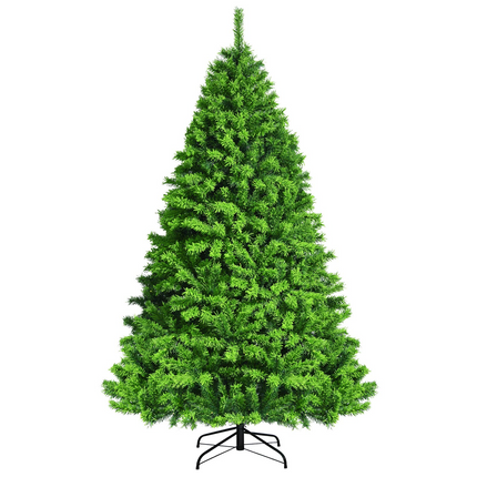 Dreamade Snow Flocked Christmas Tree, Artificial Hinged Pine Tree - DreamadeUS