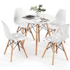 White Mesh / Dining Set for 4