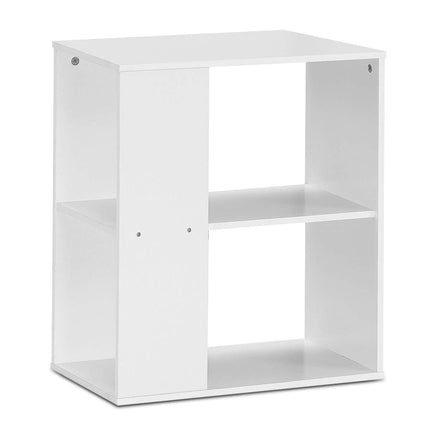 Dreamade End Table with Shelves 3-Tier Open Storage