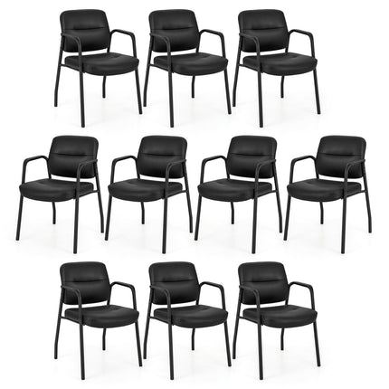 Dreamade Waiting Room Chair Set - Upholstered Reception Chairs with Mixed PU Leather