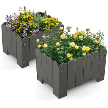Dreamade 2 Pack Rectangular Planter Box