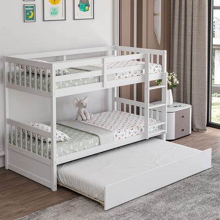 Twin Over Tiwn Bunk Bed with Trundle - Dreamade