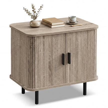 Dreamade 24’’ Large Century Modern Nightstand Set of 2/1