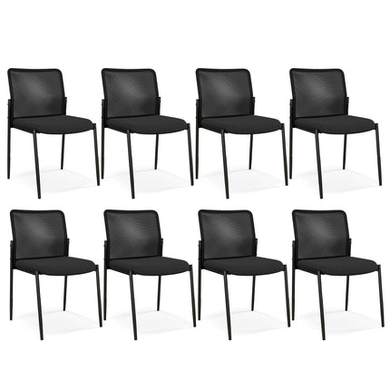 Dreamade Waiting Room Chairs - Stackable Guest Chairs w/Ergonomic Backrest
