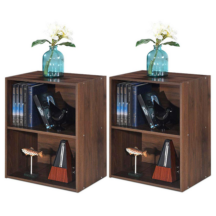 Dreamade Bookshelf and Bookcase 2-layer Storage Shelf