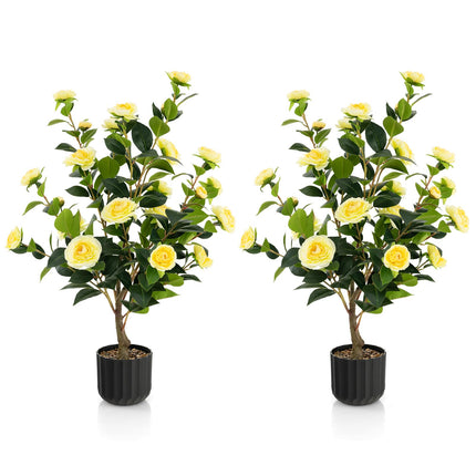 38" Artificial Camellia Tree - Dreamade