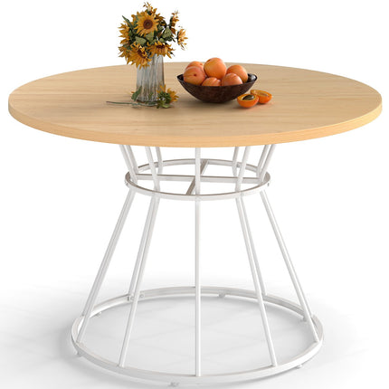 Dreamade 47" Round Farmhouse Kitchen Table for 4