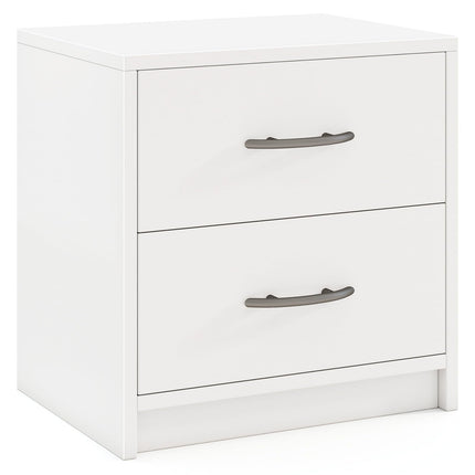 Dreamade Nightstand with 2 Drawers, Modern Night Stand with Storage Drawers, Compact Floor Sofa Side Table for Small Spaces