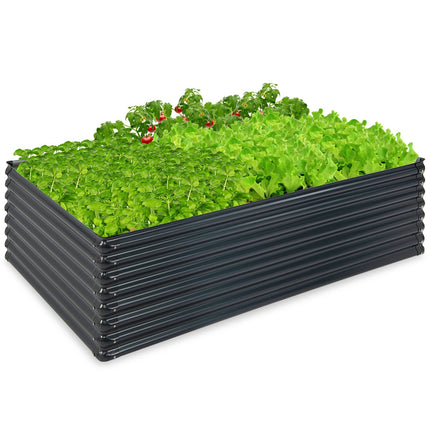 Dreamade Galvanized Raised Garden Bed