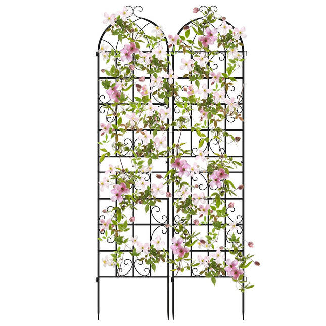 DREAMADE 86.5"x20" Garden Trellis with Protective Coating for Clematis