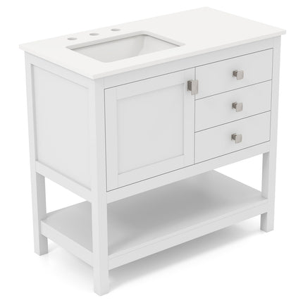 Dreamade Bathroom Vanity with Ceramic Sink