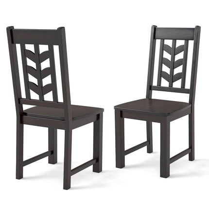 Dreamade Wooden Dining Chairs Set of 2/4