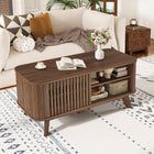Dreamade Rectangle Coffee Table with Storage
