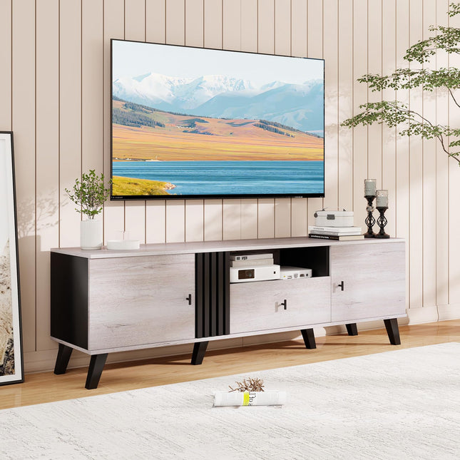 Dreamade Modern TV Stand for 65-80 Inch TV