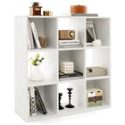 Dreamade 9-Cube Bookcase White