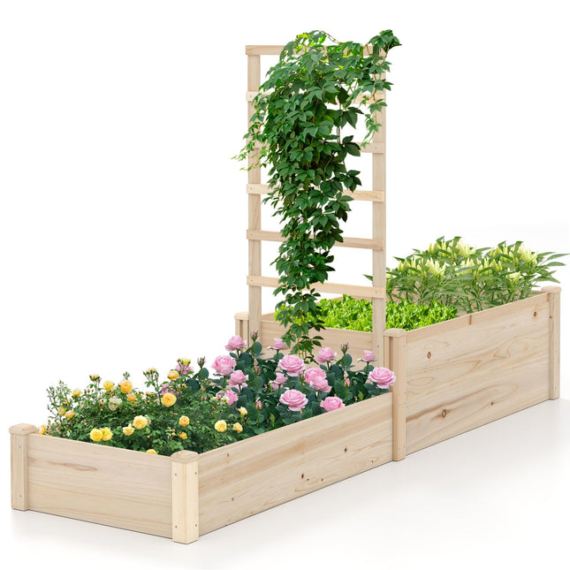 Dreamade Wooden Raised Garden Bed