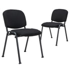 Dreamade Stackable Conference Chairs with Metal Frame – Guest Chair Set (2-Pack / 4-Pack / 5-Pack / 6-Pack / 8-Pack / 10-Pack)