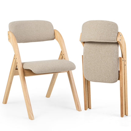 Dreamade Folding Dining Chairs Set of 2/4 | Pre-Assembled Padded Kitchen Chairs