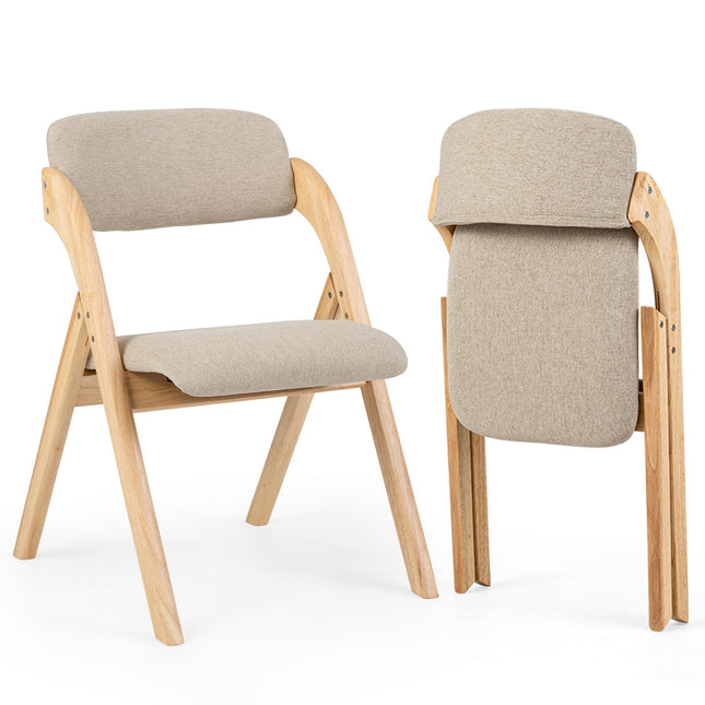 Dreamade Folding Dining Chairs Set of 2/4 | Pre-Assembled Padded Kitchen Chairs