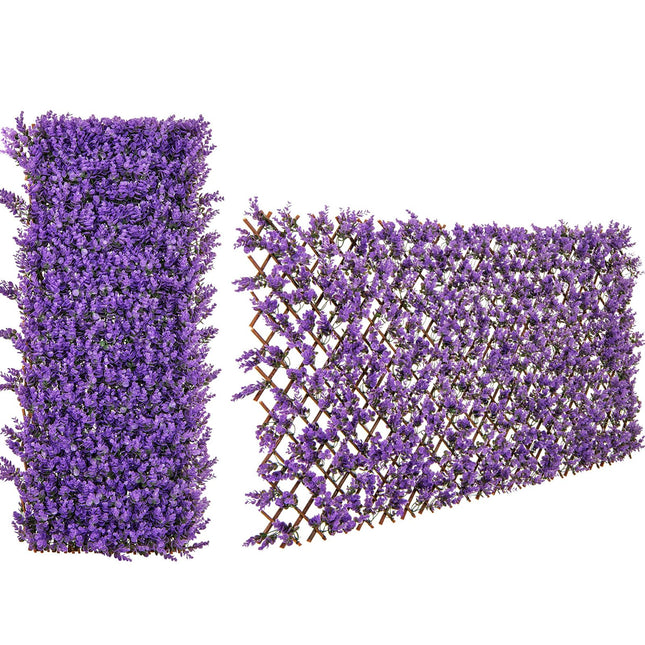 Dreamade Expandable Fence Privacy Screen - Decorative Faux Fencing Panel for Balcony
