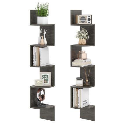 Dreamade Corner Shelf Wall Mounted Set of 1/2